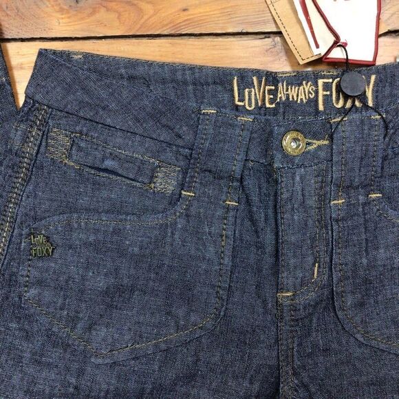 JEANS Foxy jeans regular low rise grey light 70’s size 5 funky wide flare leg - Picture 5 of 11